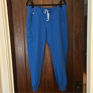 Figs Women’s Large Royal Blue jogger scrub pants
